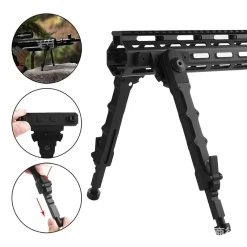 M-LOK Bipod 6 - 8 Inch For Handguards -Archery Discount Store H091c628260c141f79d21b077d9637ba44