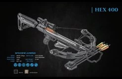EK Archery HEX-400 Compound Crossbow 210lbs - Black -Archery Discount Store HEX4001 1