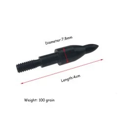 100 Grain Screw In Slim Field Point Arrowhead 20pack -Archery Discount Store HTB1I1vGd0HO8KJjSZFtq6AhfXXal