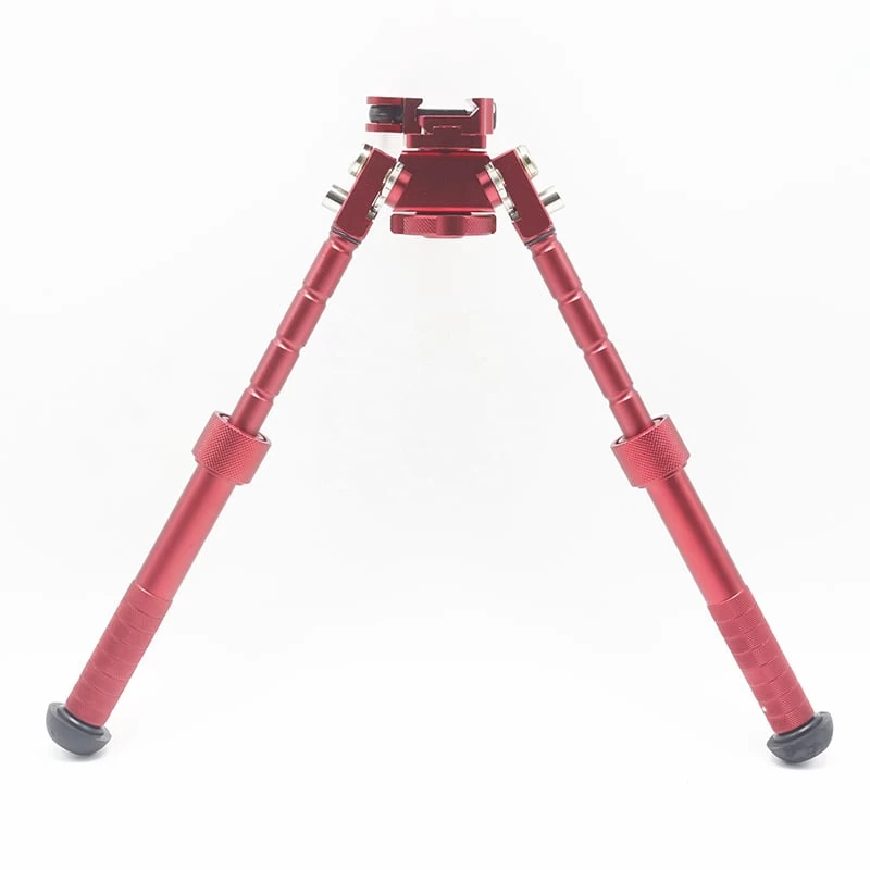 Tactical Aluminium Picatinny Bipod - Red 8 Tactical Aluminium Picatinny Bipod - Red - Image 6