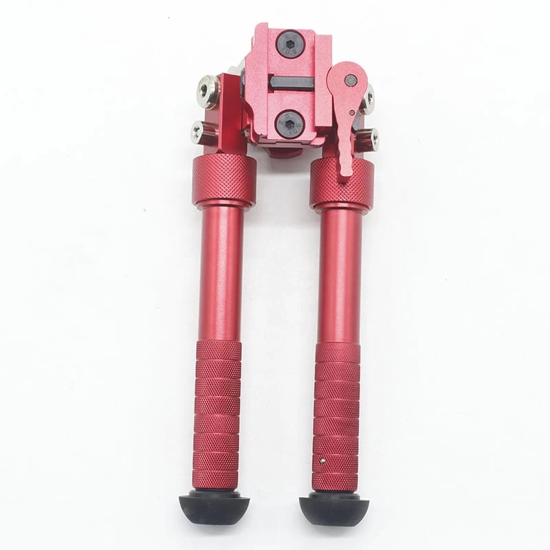 Tactical Aluminium Picatinny Bipod - Red 4 Tactical Aluminium Picatinny Bipod - Red - Image 2