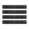 IMI Defense Polymer 1913 Picatinny Rail Cover - Set Of 4 - Black