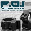 UTG PRO 1"/2PCs Medium Profile P.O.I Dovetail Rings -Archery Discount Store RDU012515 PRO 3
