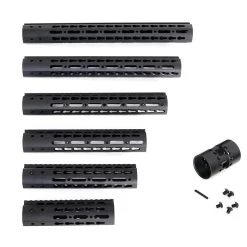 Rifleworks Free Float Keymod Handguard With Steel Nut - 12 Inch