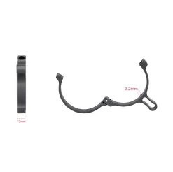 Rifleworks Switch View Throw Lever - Black 42mm -Archery Discount Store S837