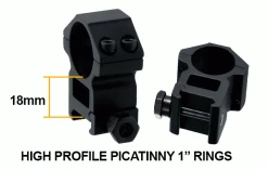 UTG True Hunter IE 4-16X40 1" Scope, AO, 36-color Mil-dot, W/ Rings -Archery Discount Store SCP U4164AOIEW FEA 4