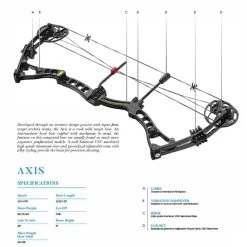 EK Archery Axis 60 Lbs Compound Bow - Grey