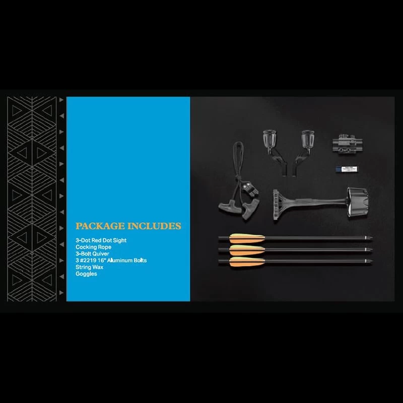 EK Archery Jag II Pro Recurve Crossbow - 175 Lbs - Black 4 EK Archery Jag II Pro Recurve Crossbow - 175 Lbs - Black - Image 2