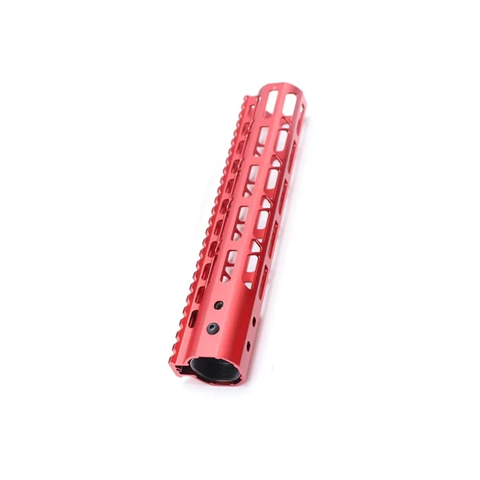 Red Ultralight M-Lok Free Float Handguard 10 Inch 3 Red Ultralight M-Lok Free Float Handguard 10 Inch
