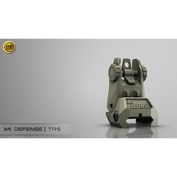 IMI Defense TRS – Tactical Rear Polymer Flip Up Sight - Olive Drab Green 3 IMI Defense TRS – Tactical Rear Polymer Flip Up Sight - Olive Drab Green