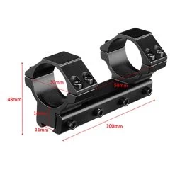 Rifleworks 1PC Medium Profile Airgun Mount W/Stop Pin, 30mm Dia 10 Rifleworks 1PC Medium Profile Airgun Mount W/Stop Pin, 30mm Dia -Archery Discount Store m1981