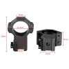 Rifleworks 1inch / 2PCs High Profile Airgun Rings W/Stop Pin -Archery Discount Store m2601