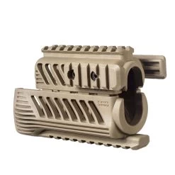 FAB Defense Polymer Quad-Rail System For AKS-74U - Tan 7 FAB Defense Polymer Quad-Rail System For AKS-74U - Tan -Archery Discount Store p2342