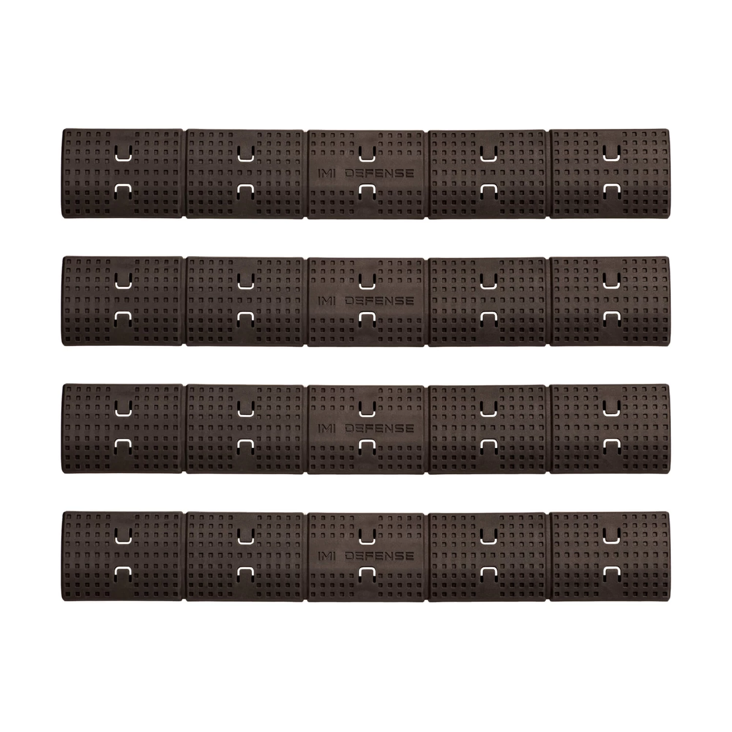 IMI Defense Polymer 1913 Picatinny Rail Cover - Set Of 4 - Olive Drab Green 3 IMI Defense Polymer 1913 Picatinny Rail Cover - Set Of 4 - Olive Drab Green