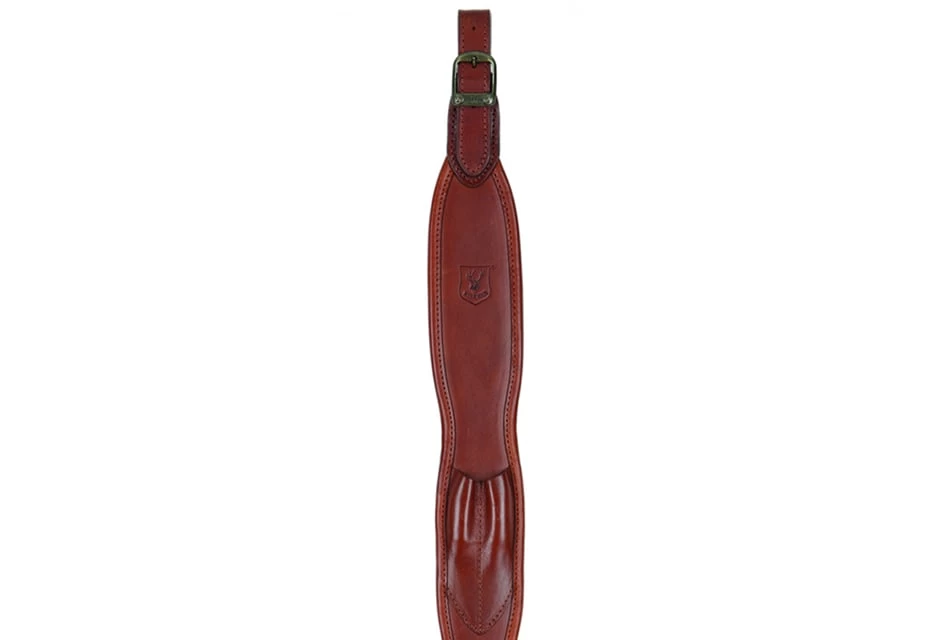 Riserva Rifle Sling In Leather With Ammo Holder - Natural Tanned Leather 4 Riserva Rifle Sling In Leather With Ammo Holder - Natural Tanned Leather - Image 2