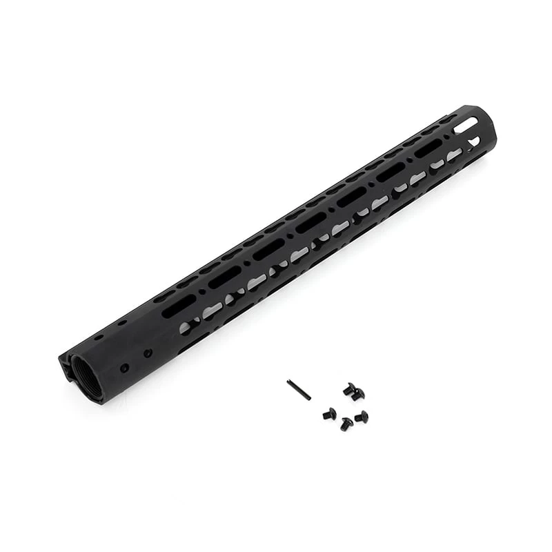 Rifleworks Free Float Keymod Handguard With Steel Nut - 15 Inch 3 Rifleworks Free Float Keymod Handguard With Steel Nut - 15 Inch
