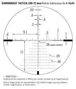 Vortex Diamondback Tactical FFP 4-16x44 MRAD -Archery Discount Store sub dbk tactical 4 16x44ffp ebr 2c mrad t