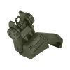 IMI Defense Polymer Rear Flip Up Sight 45 Degrees Offset - Olive Drab Green -Archery Discount Store t2762