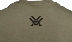 Vortex Men's Side Hustle Tshirt Olive Heather - Large -Archery Discount Store vtx app mens sidelogotee oliveheather b w