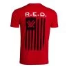 Vortex Optics R.E.D T-Shirt -Medium -Archery Discount Store vtx app tshirt red b w